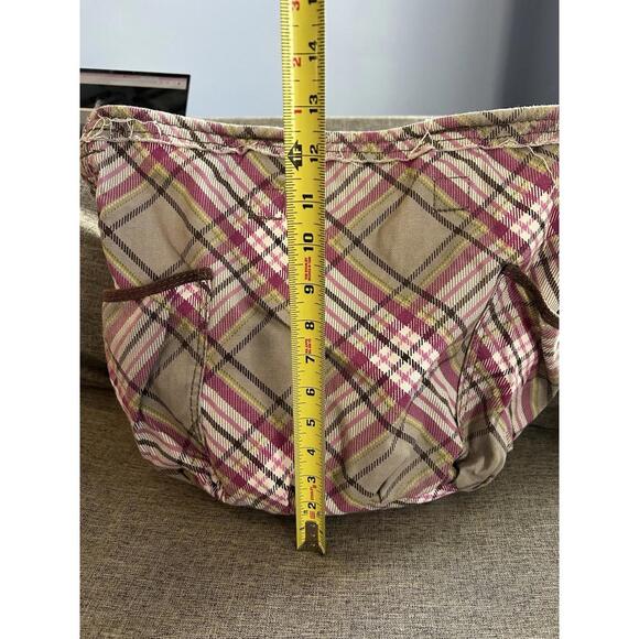 Thirty One Retro Metro Tote In Handbag Painted Floral Plaid - Picture 7 of 8